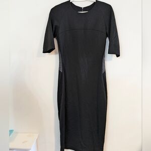 Lida Baday double knit contrast dress Sz 6